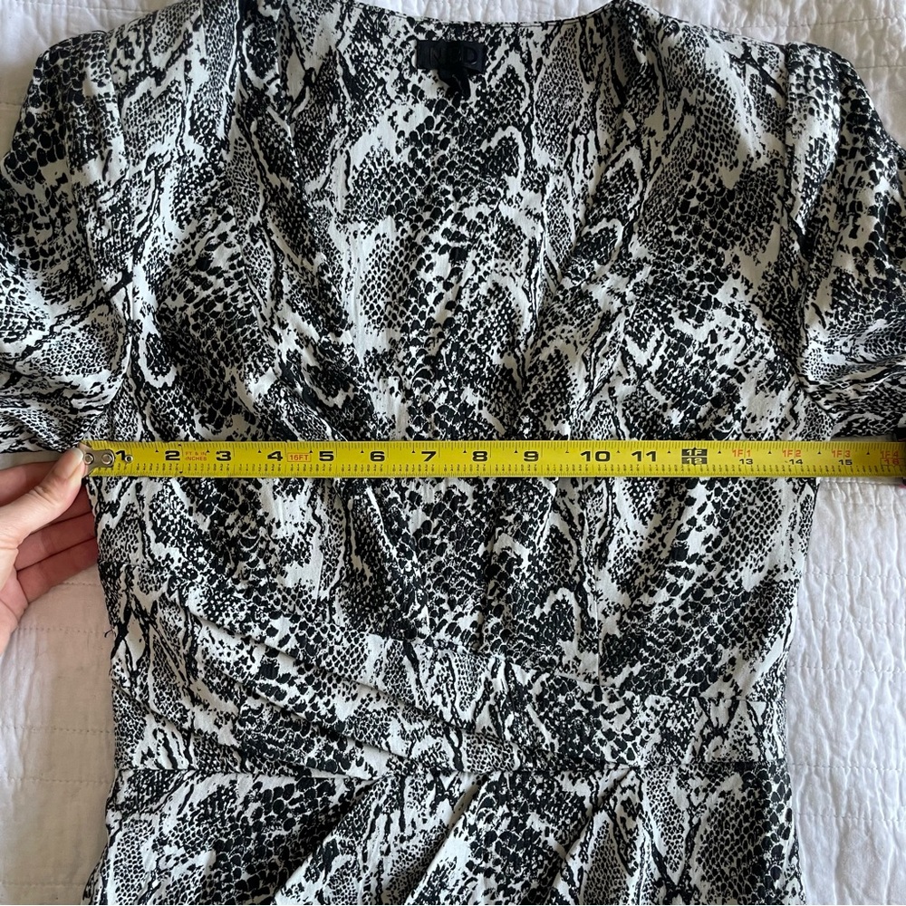 Nwot Revolve $220 Nbd Jamie Python Snake Print Mi… - image 7